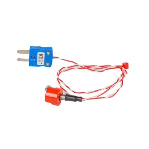 JIS Type K 0.7kg Pull Button Magnet Thermocouple, PTFE Insulated with Miniature Plug - 2m