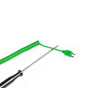 Handheld Stainless Steel Penetration Probe - Type K IEC 3.3mm (reduced tip) x 120mm