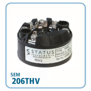 Status SEM206THV Temperature transmitter with thermistor, Pt1000, Pt500 input and voltage output