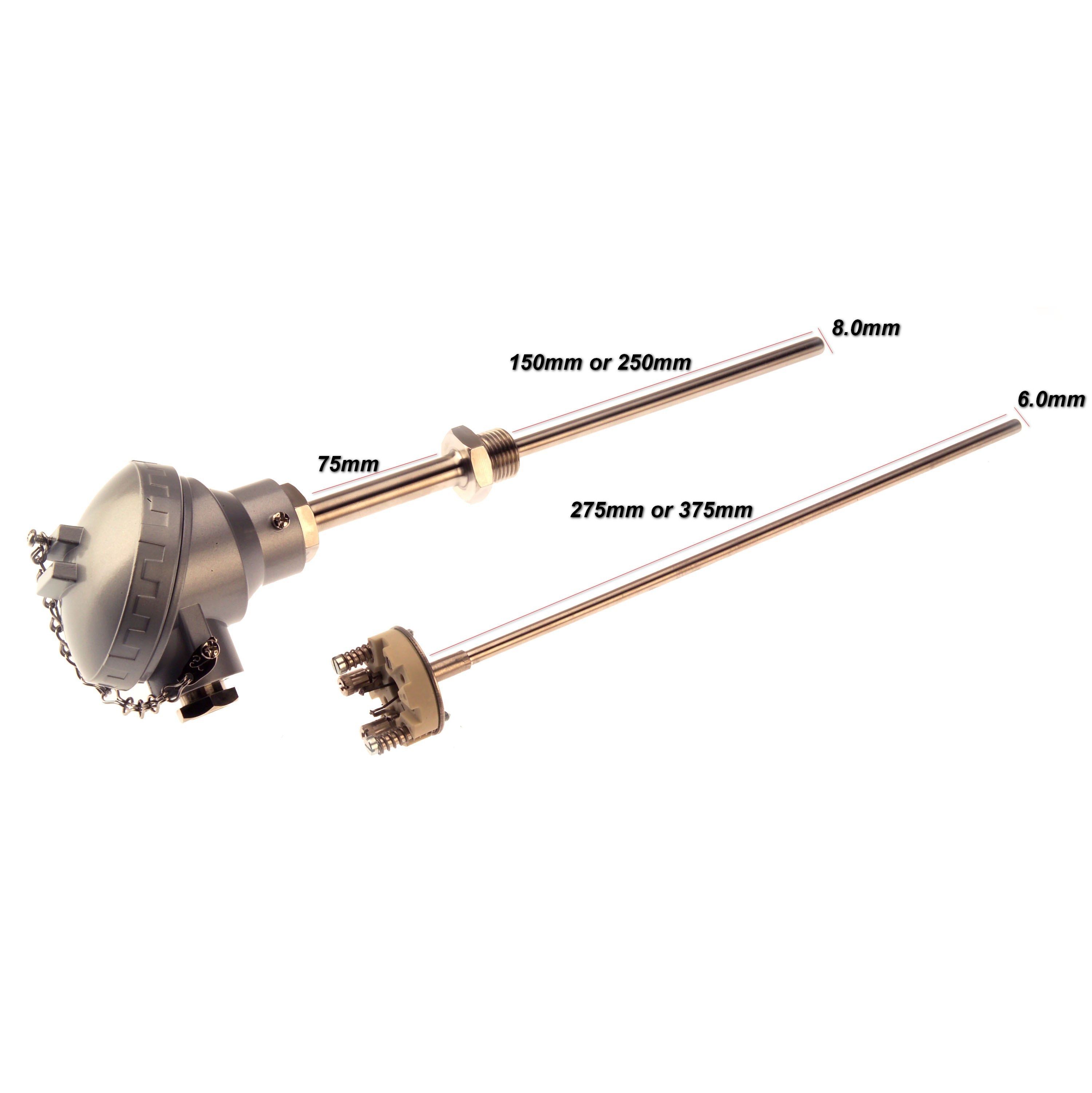 SE016, Pt100 Heavy Duty Insertion Temperature Probe - PSE